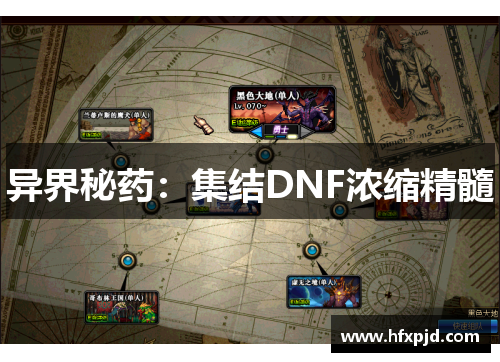 异界秘药：集结DNF浓缩精髓